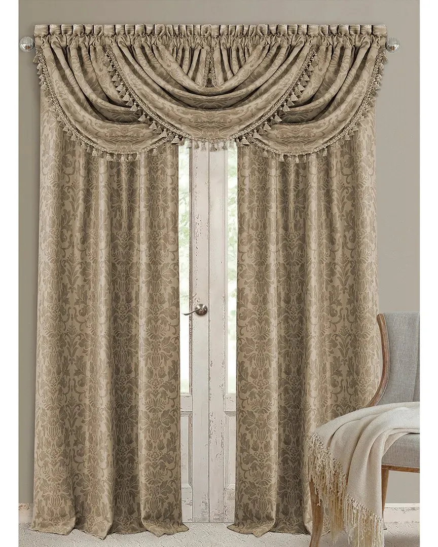Antonia 108in Blackout Window Curtain - Taupe, Polyester