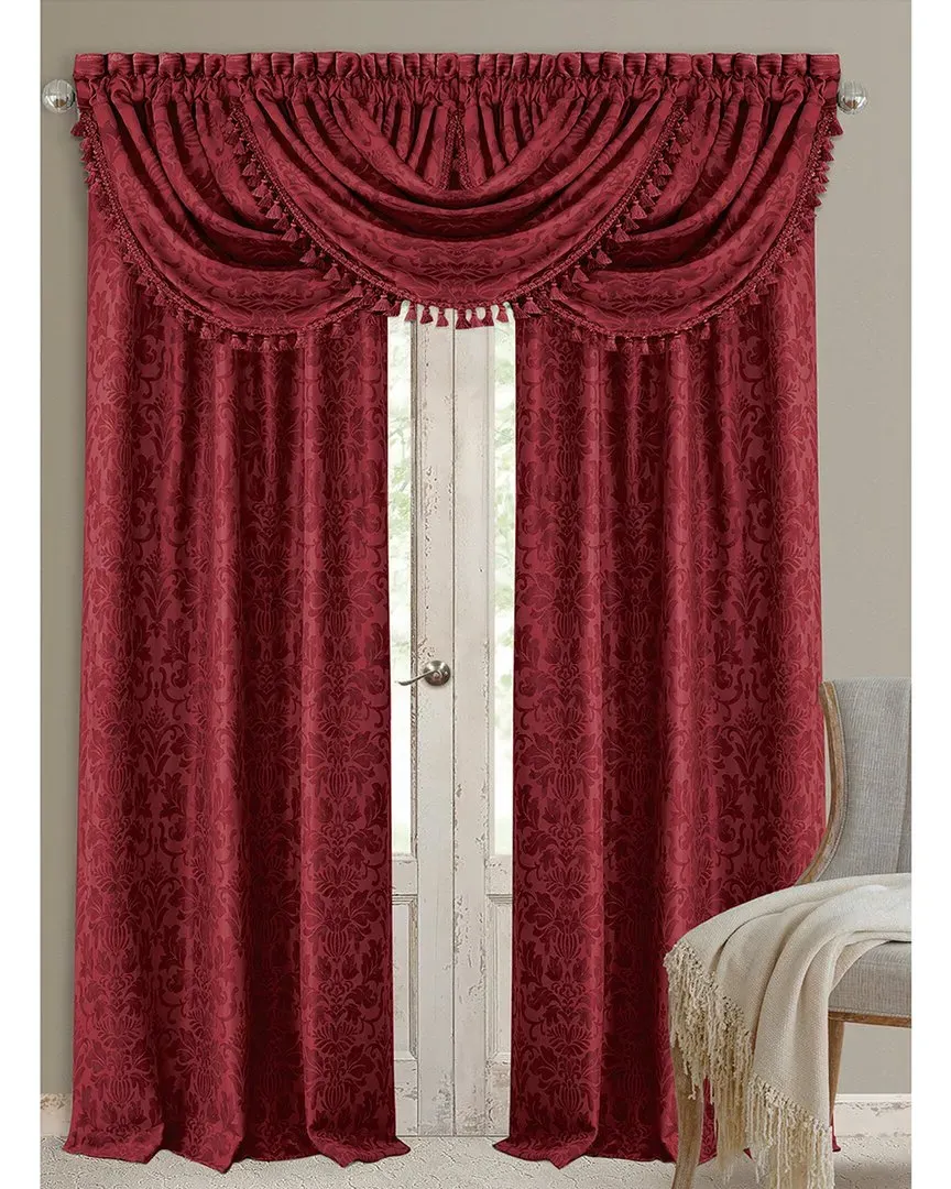 Antonia 84in Blackout Window Curtain - Rouge, Polyester
