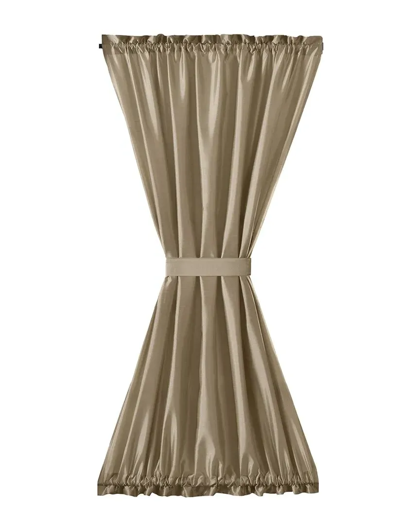 Colette French Door Window Panel - Gold, Polyester image