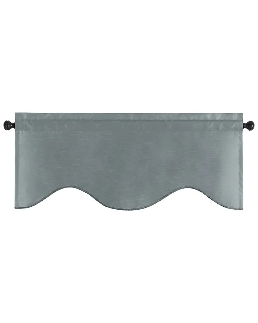Colette Scalloped Window Valance - Mineral, Polyester