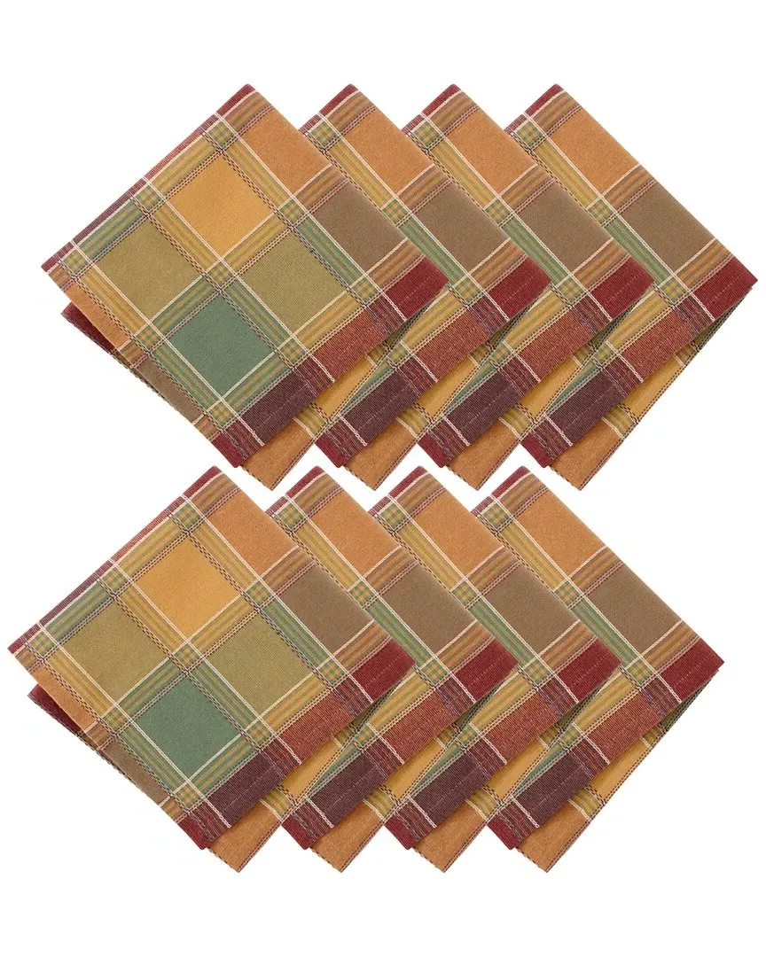 Autumn Acres Set of 8 Napkins - Multicolor, Cotton image