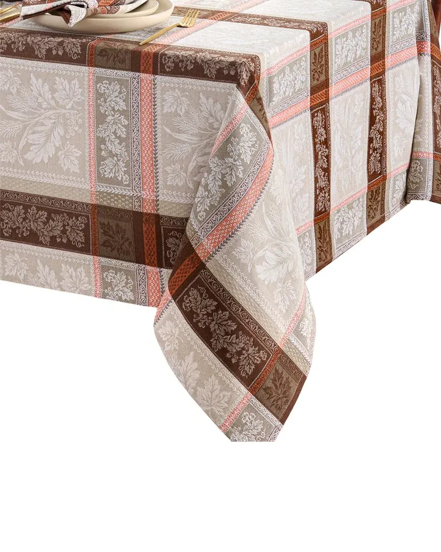 Windswept Harvest Jacquard Tablecloth - Multicolor, Cotton image