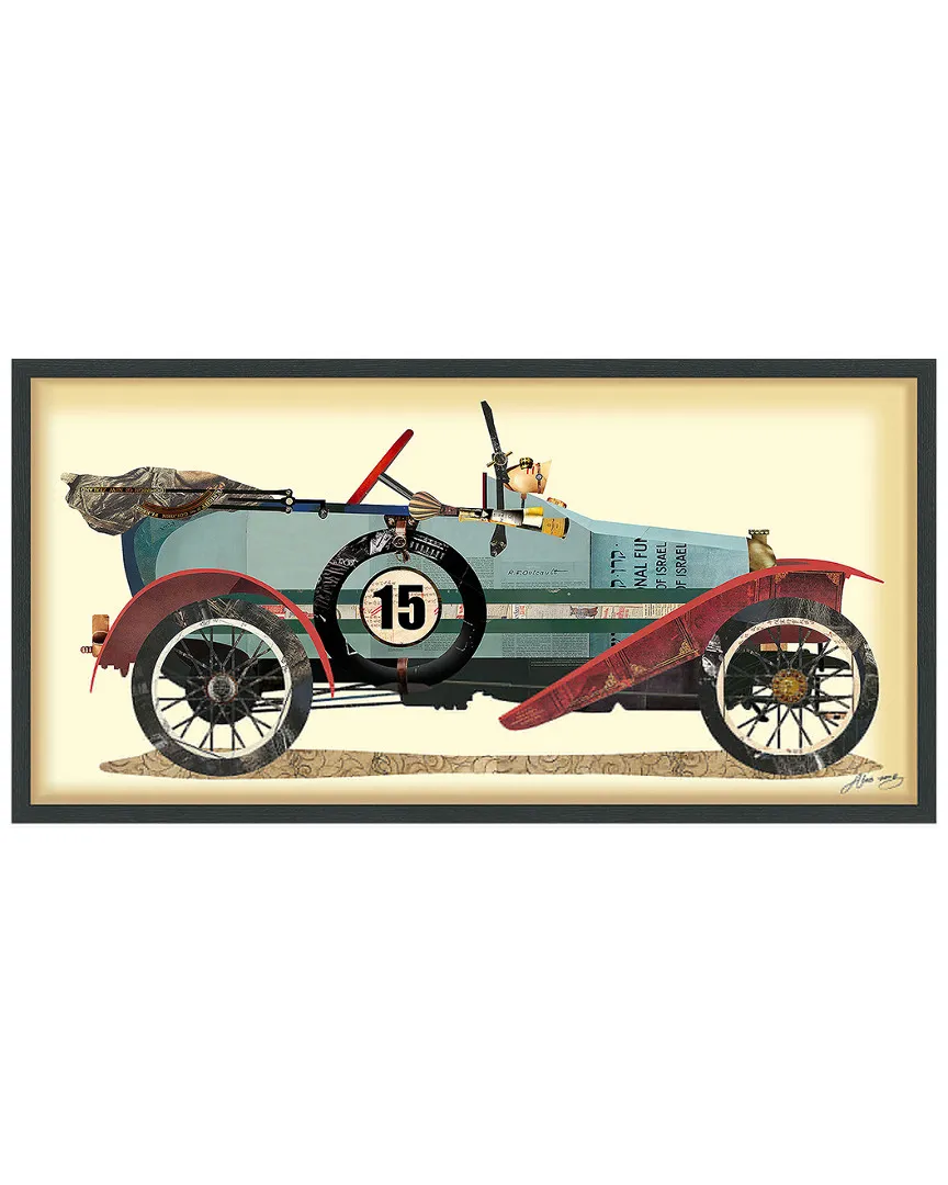 Alex Zeng Automobile #1 Framed Artwork - Black