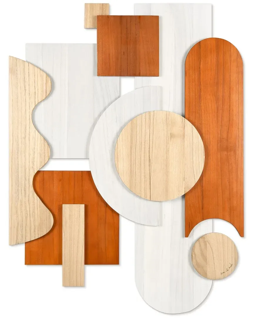 Cinnamon Dreamscape II Handmade Wall Art - Paulownia Wood image