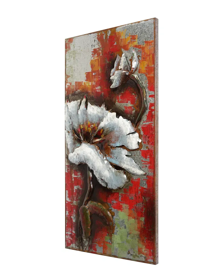 Garden Rose 2 Metal Wall Sculpture - Iron