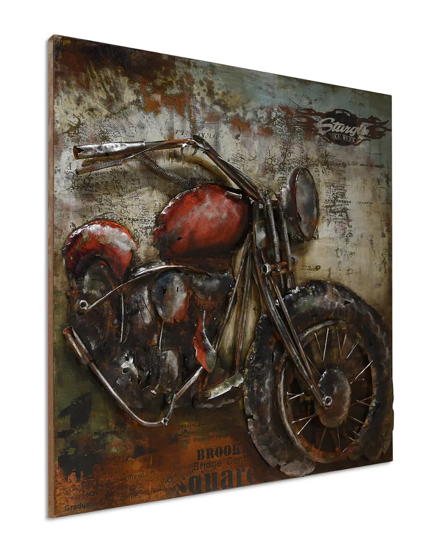 Motorcycle 2 Metal Wall Artwork - Iron image
