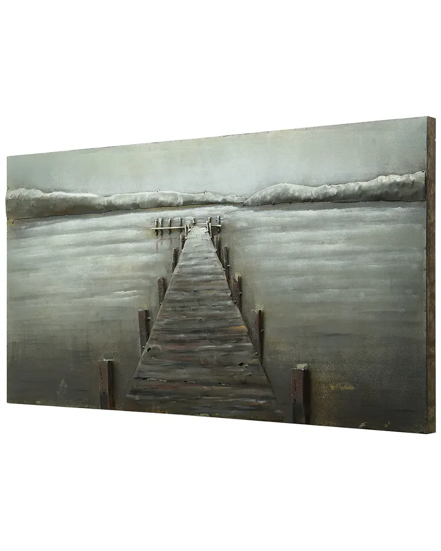 Pier Metal Wall Sculpture - Mixed Media image