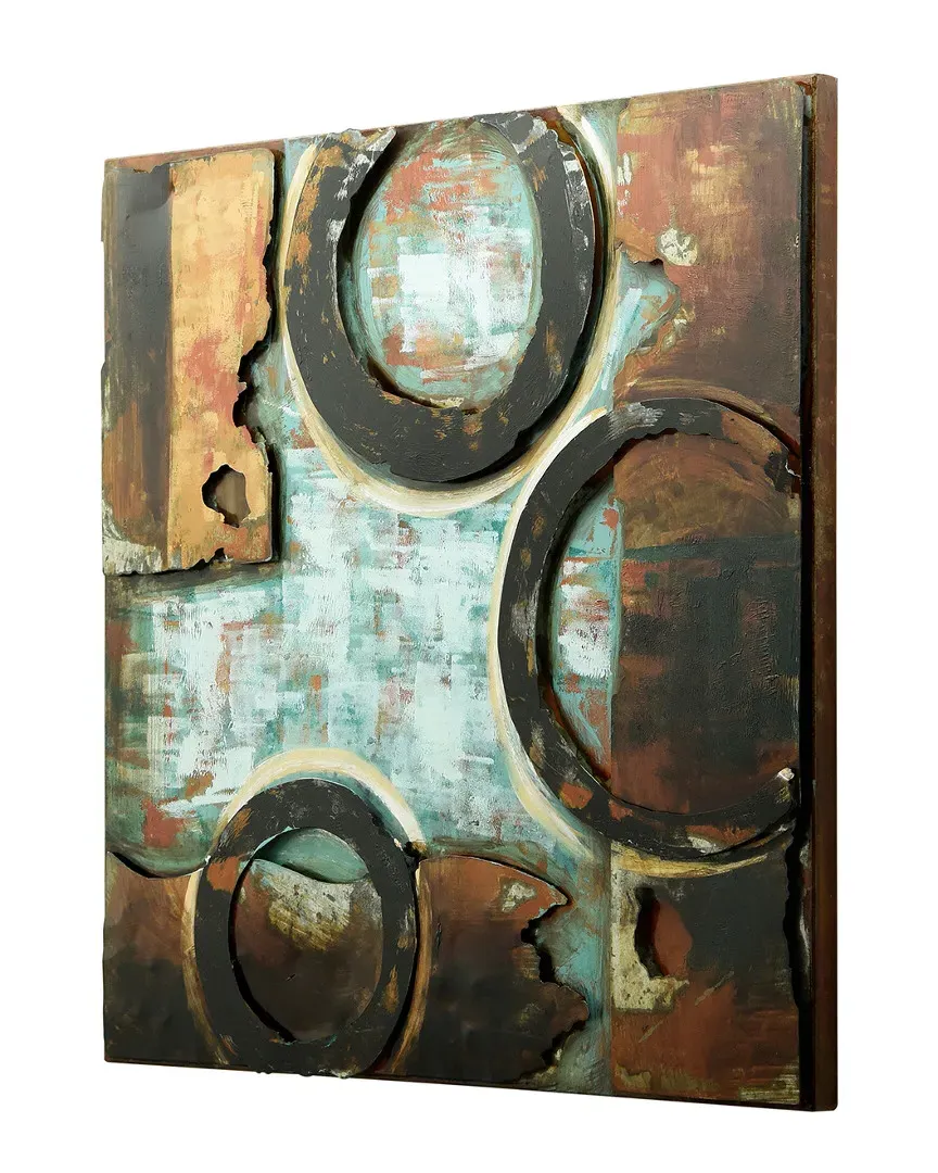 Revolutions 2 Metal Wall Sculpture - Iron