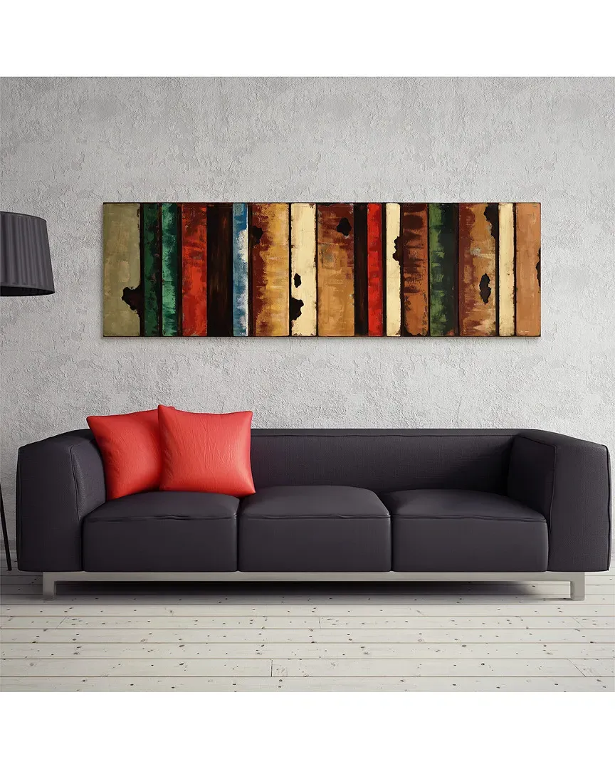 Rustic Flow 1 Metal Wall Artwork - Iron image