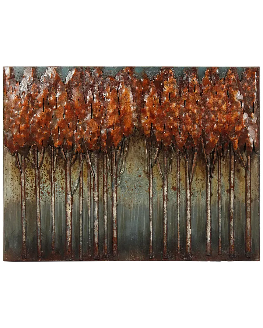Sunset Ground Metal Wall Sculpture - Mixed Media