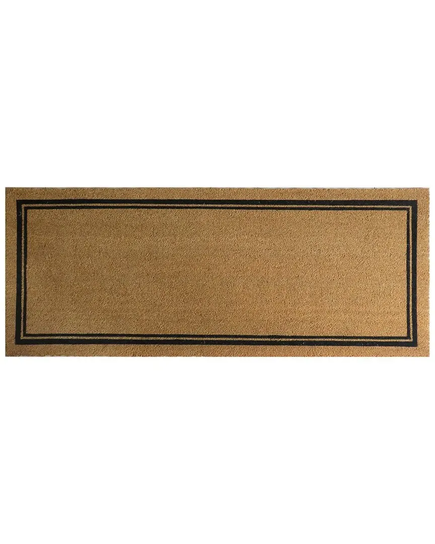 Border Coir Doormat - Natural image