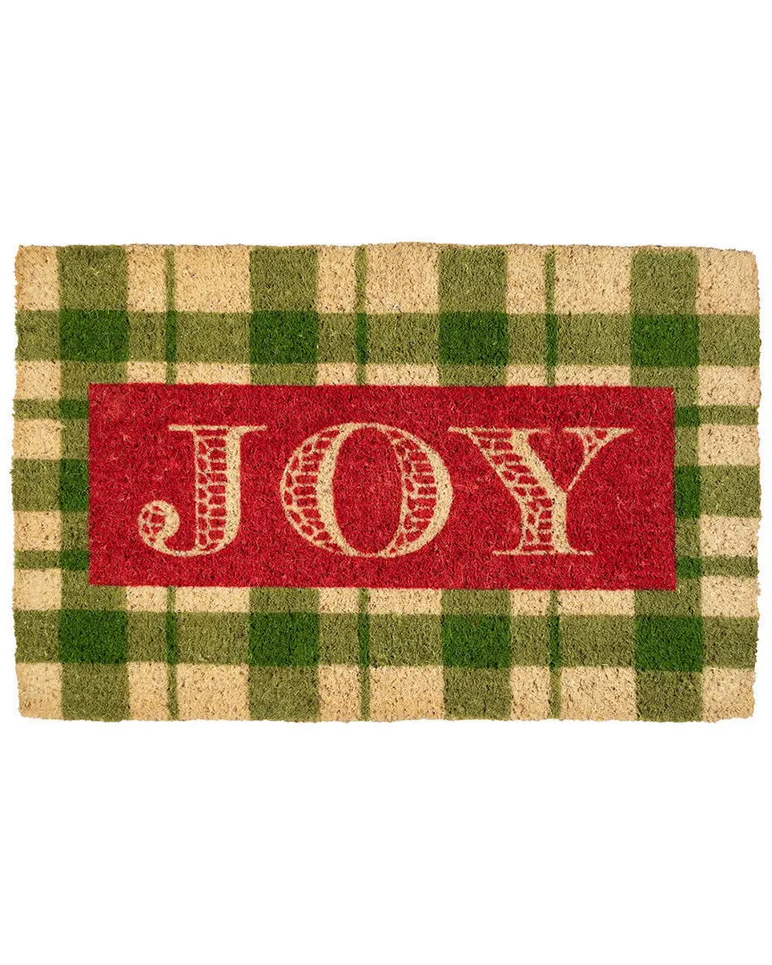 Williamsburg Joy Handwoven Doormat - Green