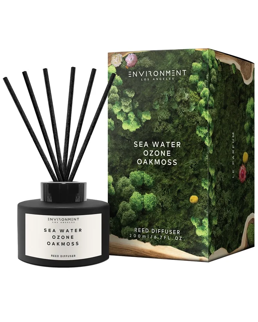 Reed Diffuser Sea Water Ozone Oakmoss - Black image