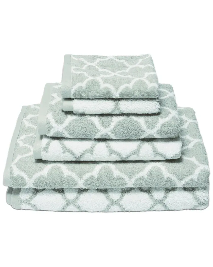 Iron Gate 6pc Towel Set - White, Cotton