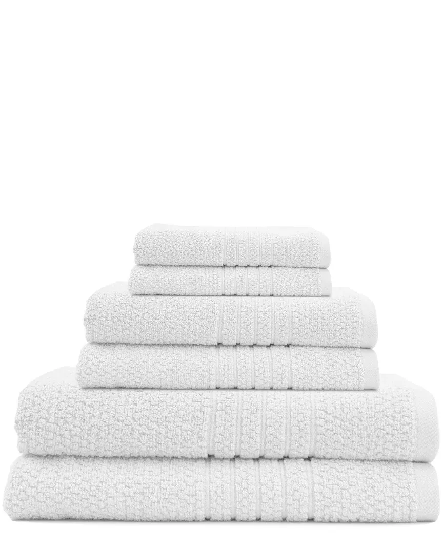 Softee 6pc Bath Towel Set - White, Cotton