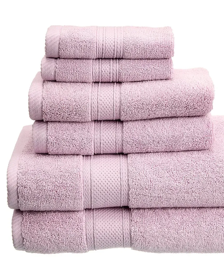 Zero Twist Hotel 6pc Bath Towel Set - Lilac, Cotton