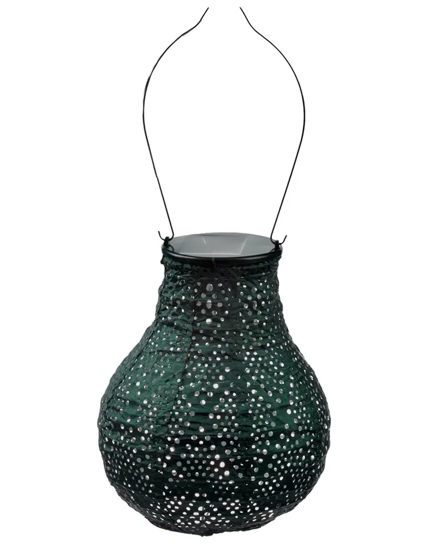 Bulb Ikat Lantern - Green image