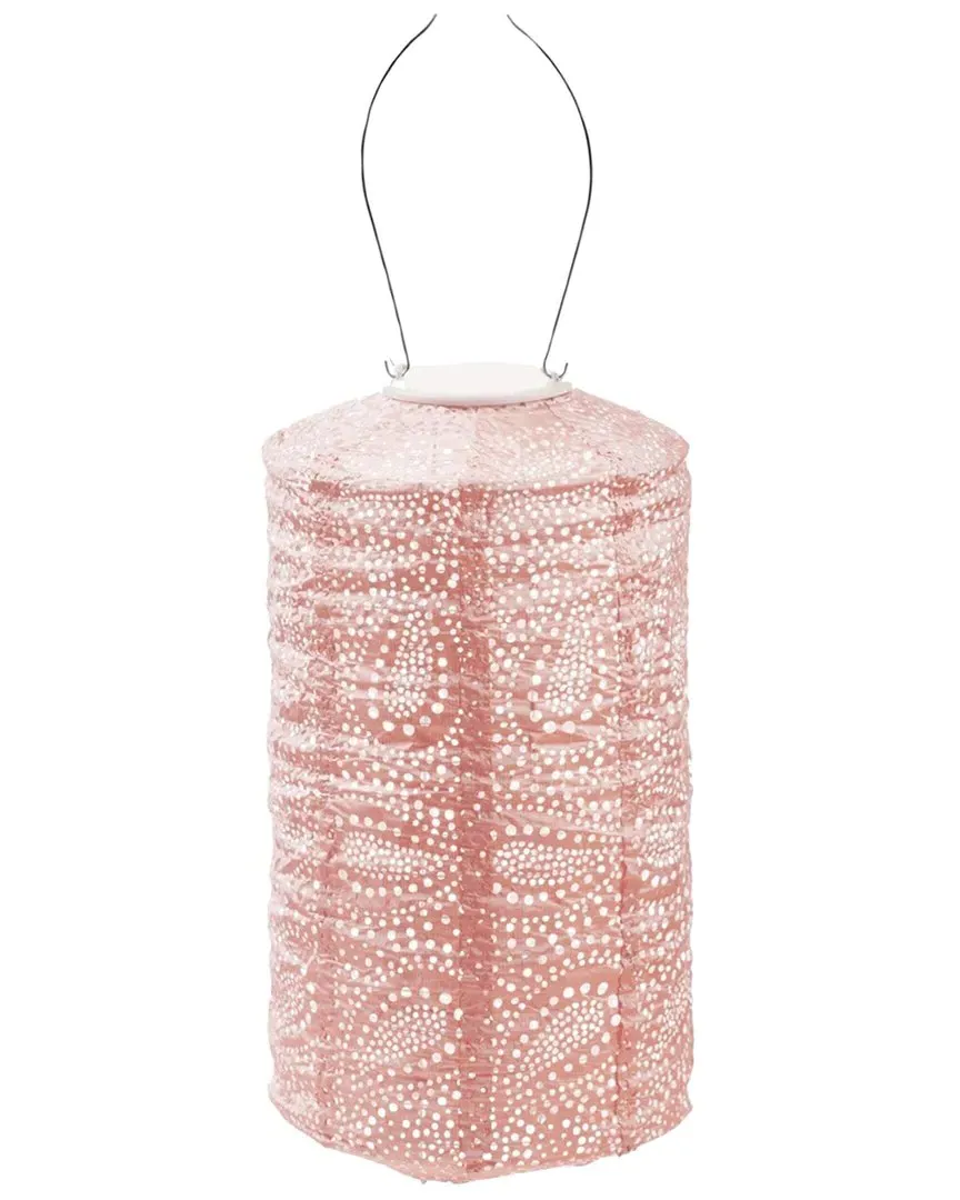Cylinder Paisley Lantern - Pink, Tyvek image