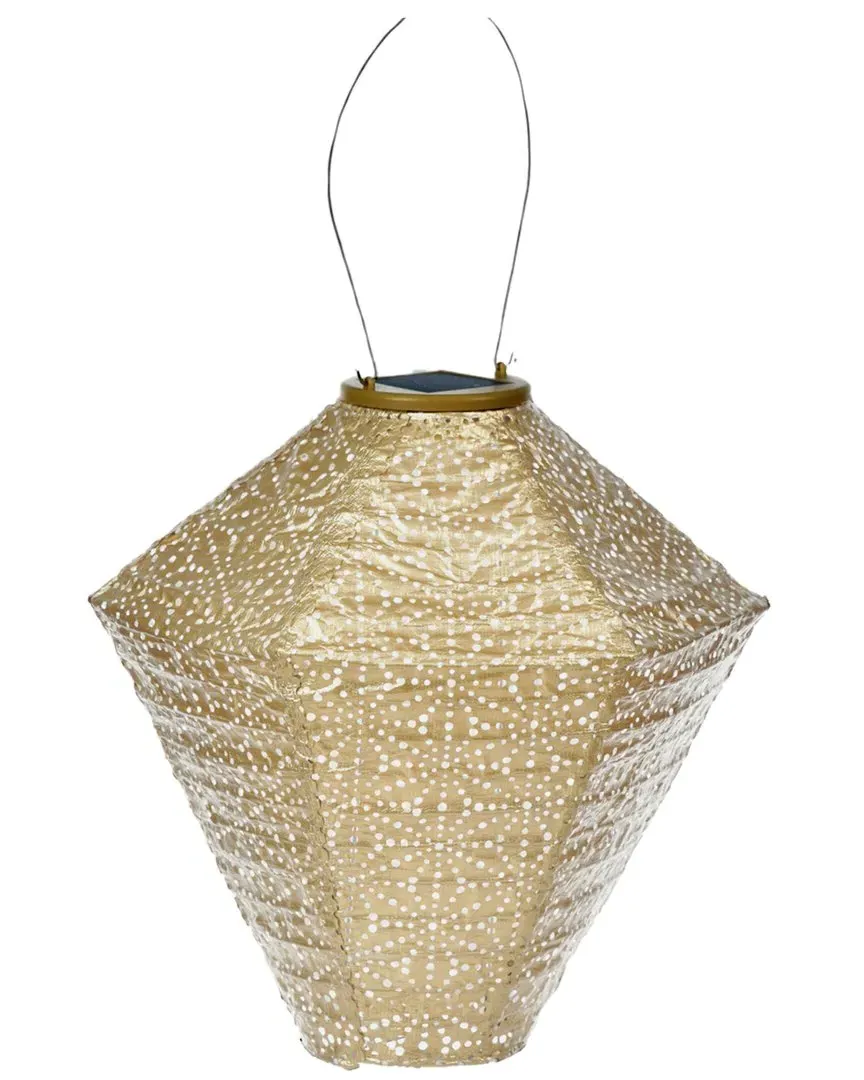 Diamond Sashiko Lantern - Gold image