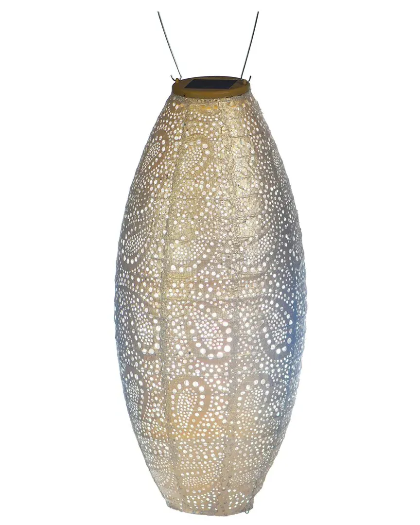 Long Oval Paisley Lantern - Gold, Tyvek image