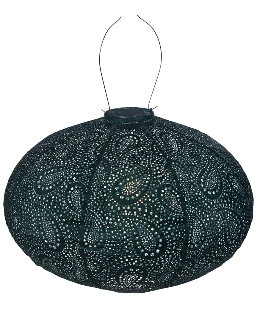 Oval Paisley Lantern - Green, Tyvek