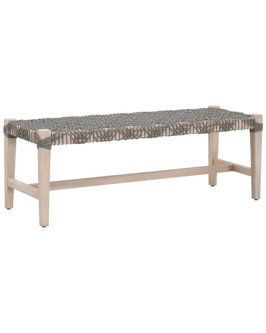 Costa Outdoor Bench - Grey, Teak image