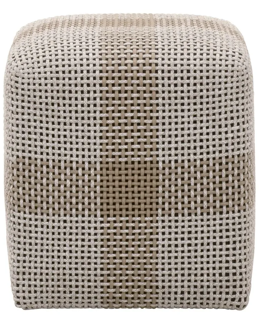 Cross Accent Cube - Taupe, Teak image