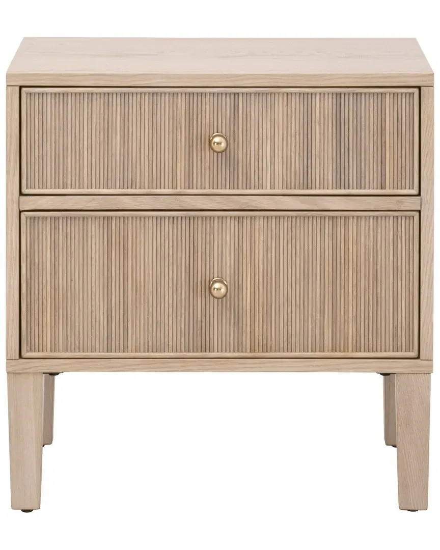 Highland 2-Drawer Nightstand - Natural, Oak