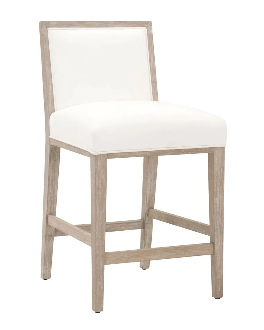 Martin Counter Stool Set of 2 - White, Rubberwood
