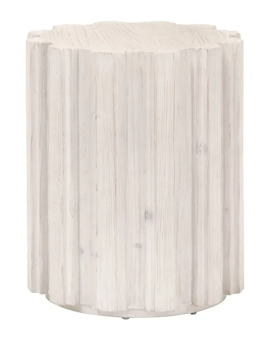 Roma Round Accent Table - Natural, Reclaimed Pine