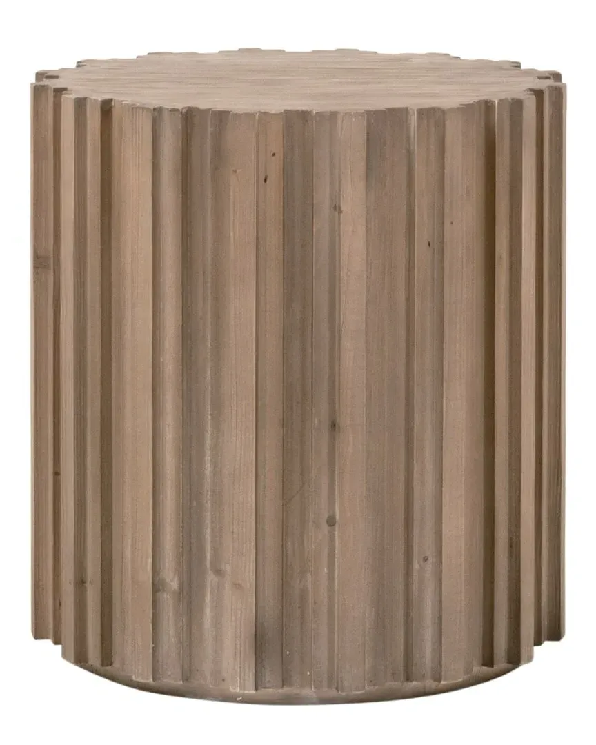 Roma Round End Table - Natural, Pine image