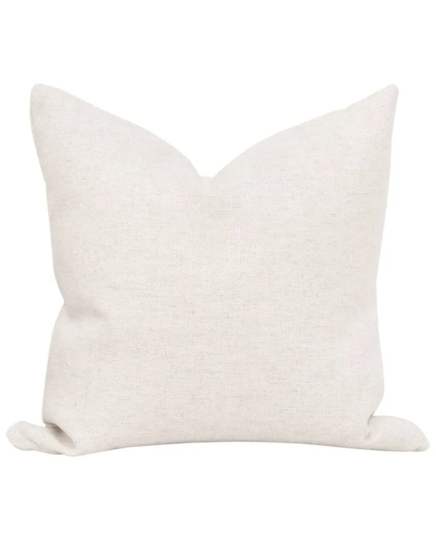 The Basic Set of 2 22in Pillows - Cream, Linen Blend