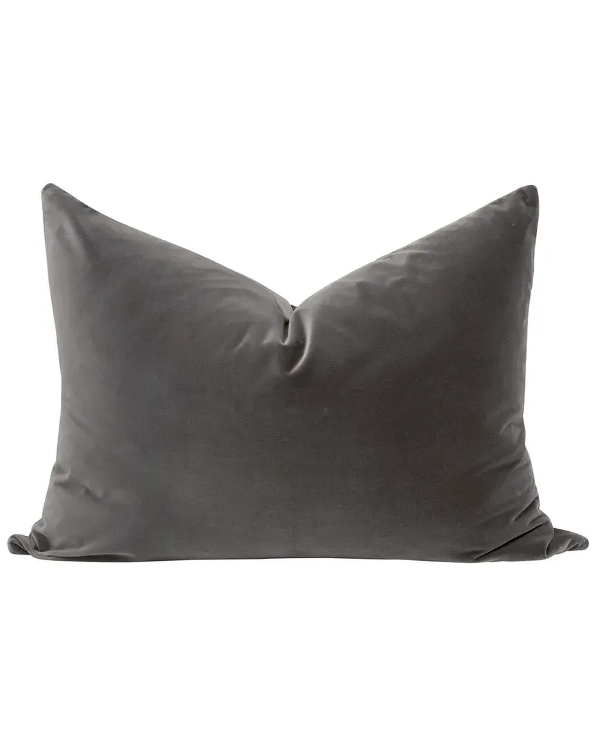 The Basic Set of 2 34in Pillows - Dark Gray, Cotton