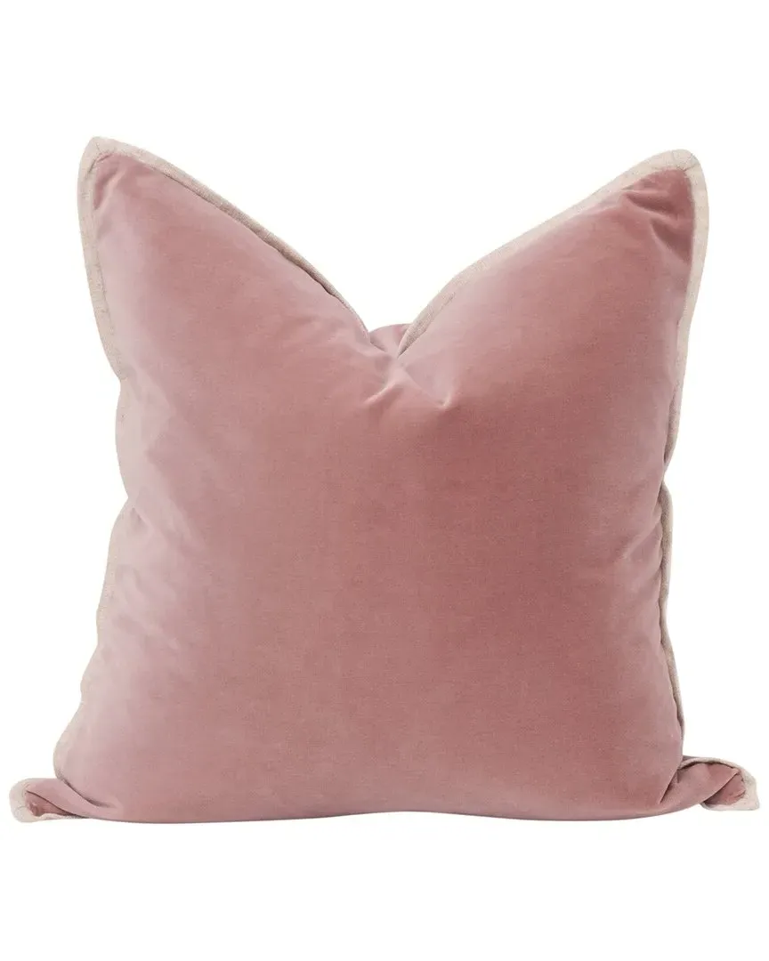 The Not So Basic Set of 2 20in Pillows - Pink, Velvet
