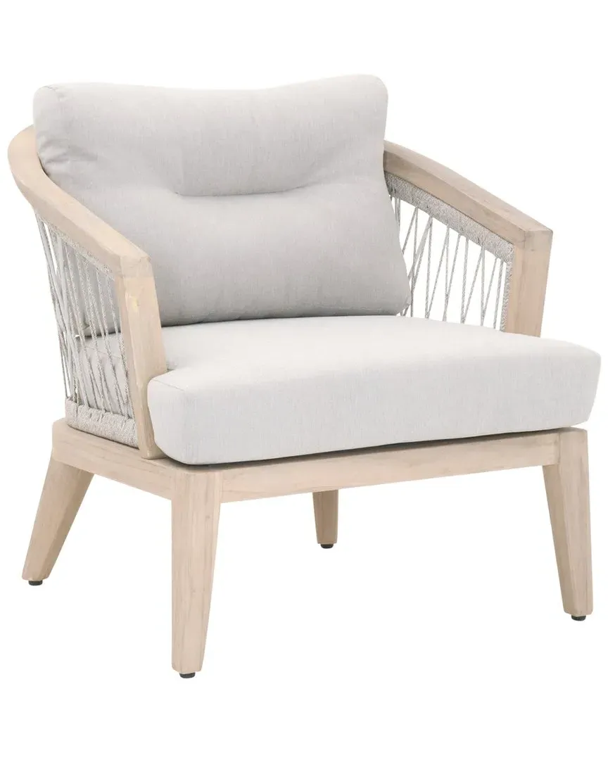 Web Outdoor Club Chair - Taupe, Teak
