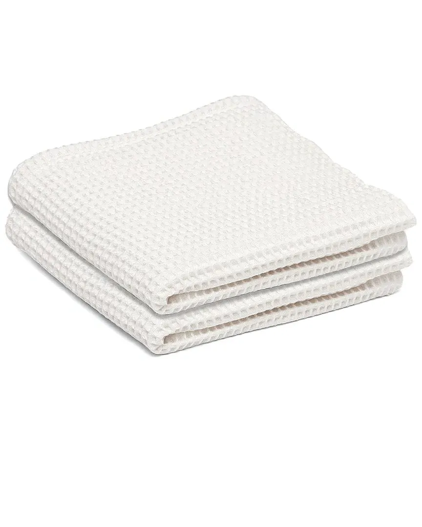 Waffle Hand Towel Set - Cloud, Bamboo Lyocell image