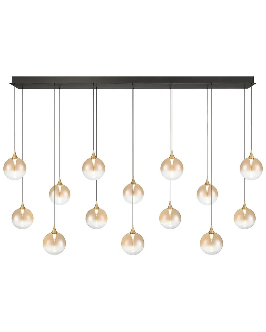 Iissa 14-Light Chandelier - Gold, Steel