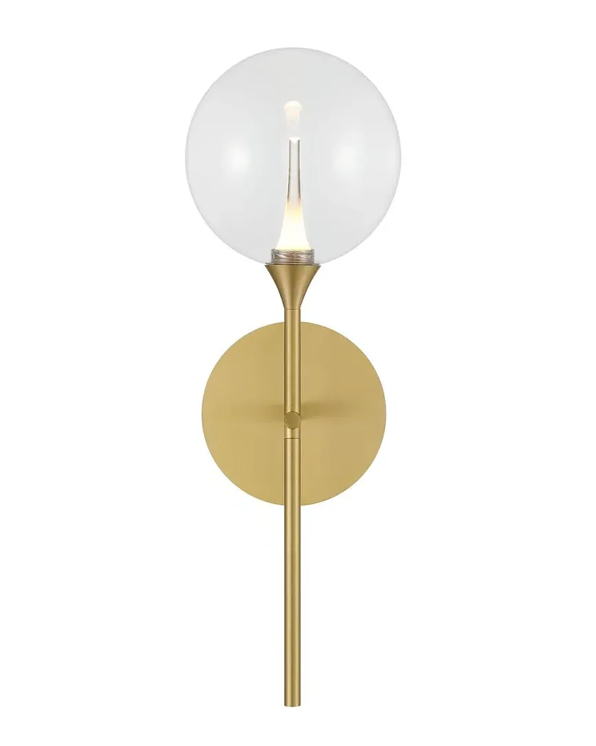 Iissa 19in Wall Sconce - Gold, Steel image