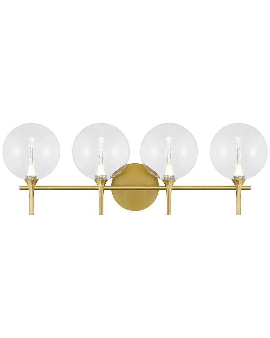 Iissa 4-Light Vanity Light - Gold, Steel