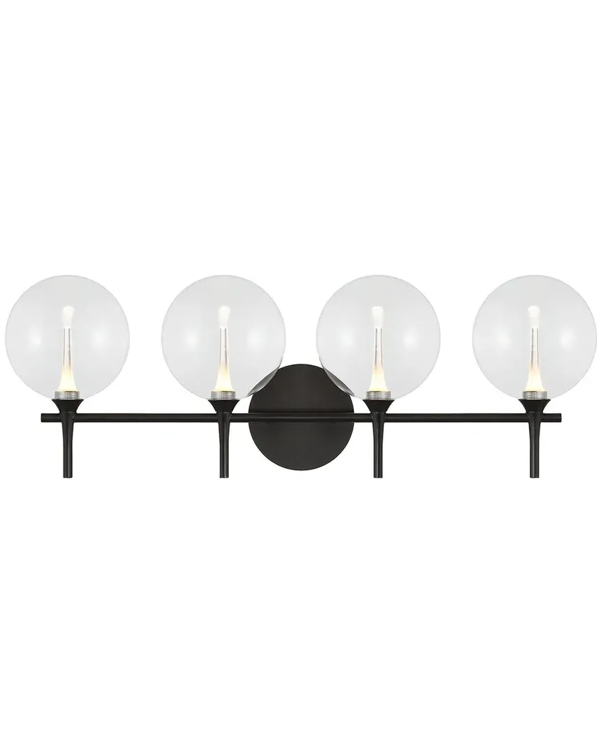 Iissa 4-Light Vanity Light - Matte Black, Steel image