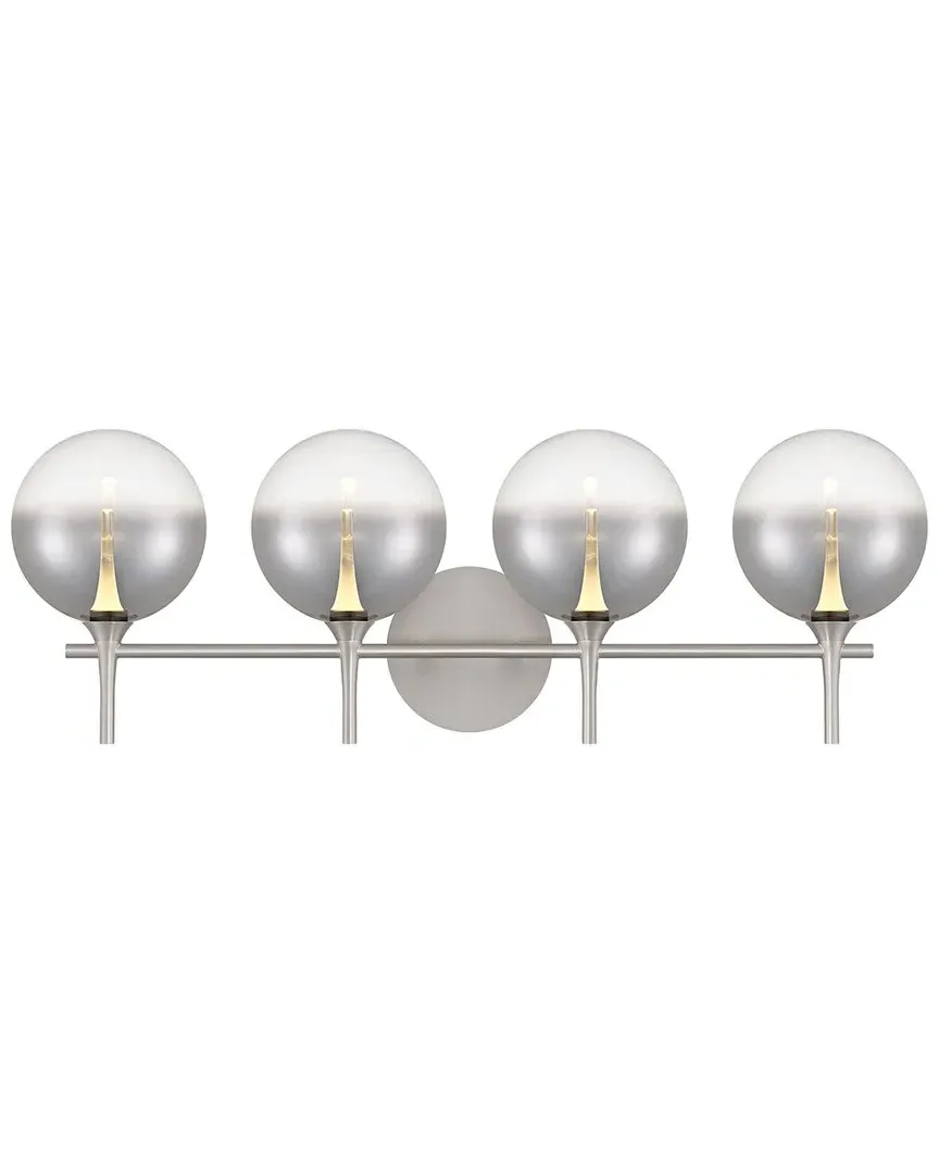 Iissa 4-Light Vanity Light - Satin Nickel, Steel