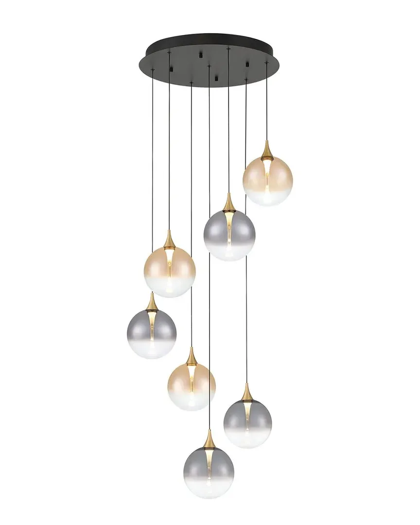 Iissa 7-Light Chandelier - Gold, Steel