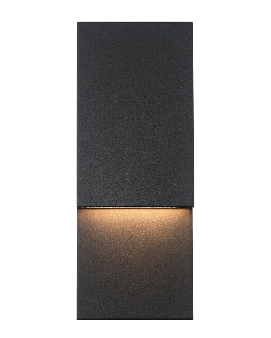 Nanton 14in Outdoor Light - Sand Black, Steel image