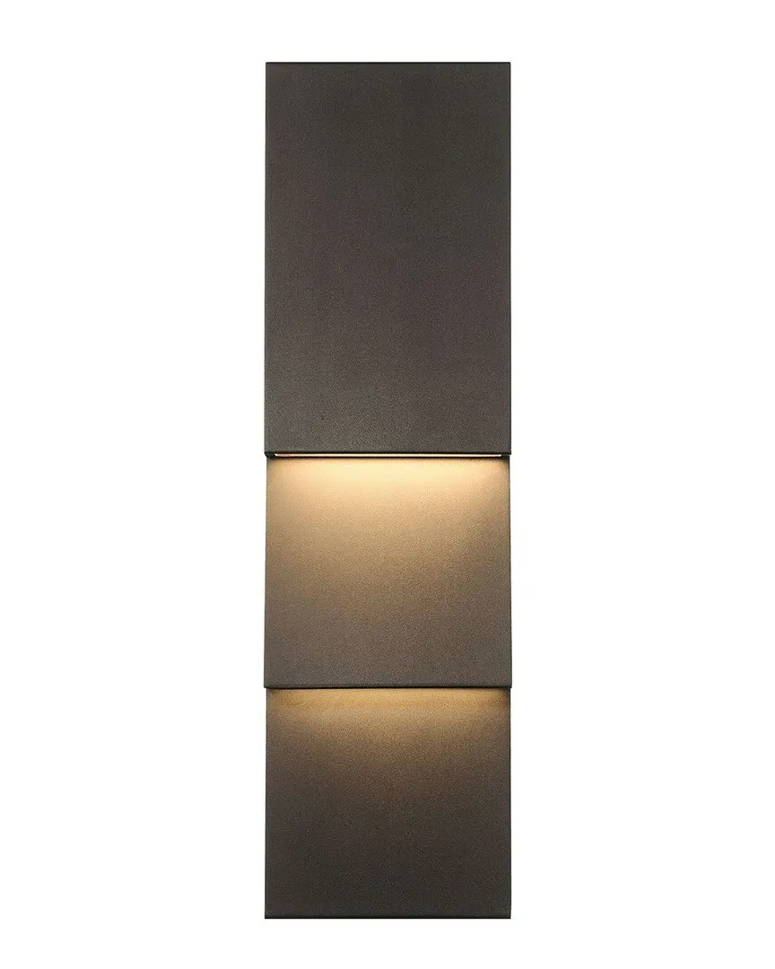 Nanton 2-Light 19in Outdoor Light - Sand Bronze, Steel