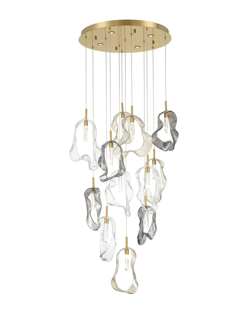 Norah 12-Light Chandelier - Gold, Steel image