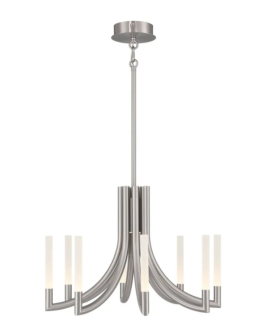 Olette 8-Light Chandelier - Brushed Nickel, Steel
