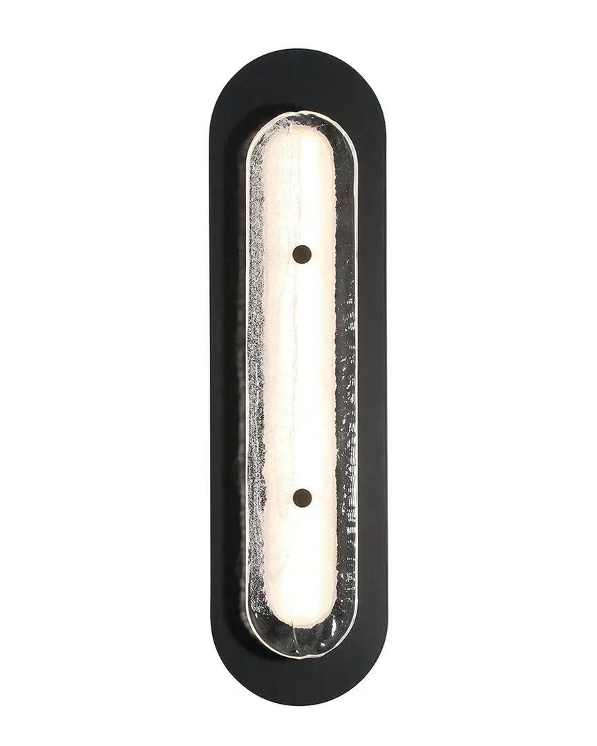 Tramore 22in Outdoor Light - Black, Steel image