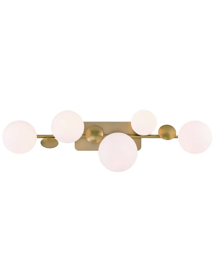 Vine 5-Light Vanity Light - Gold, Steel image