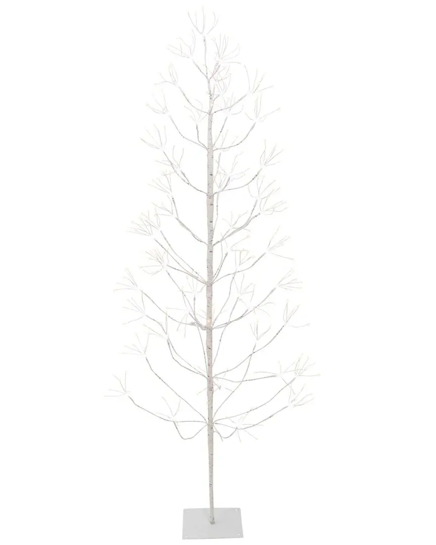 6ft Birch Tree with 588 LEDs - White image