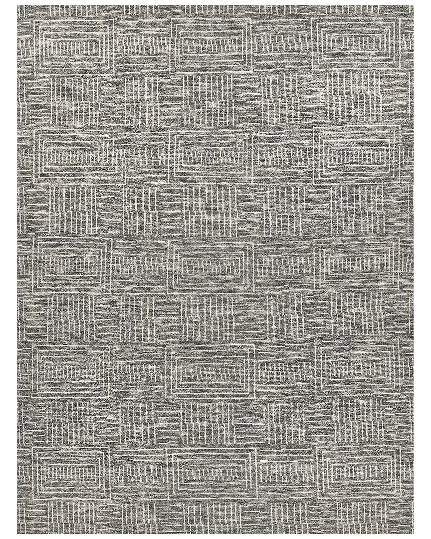 Aldridge Hand-Knotted Area Rug - Charcoal, New Zealand Wool image